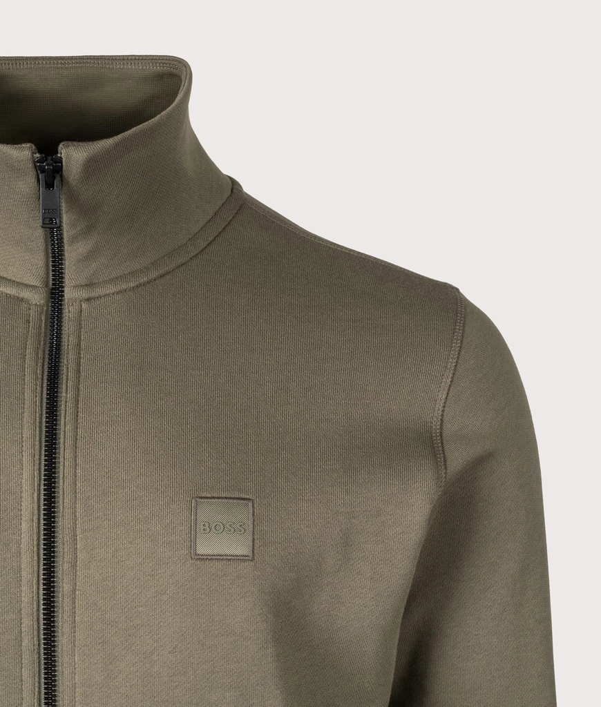 Hugo Boss Mens Relaxed Fit Zestart Zip Through Sweatshirt
